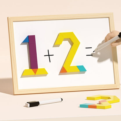 🧩 50% RABATT! 🎄 Magnetisches Holz-Puzzle – Spielerisch & lehrreich – Perfektes Weihnachtsgeschenk ✨
