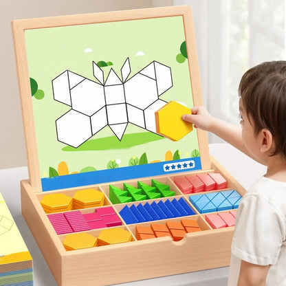 🧩 50% RABATT! 🎄 Magnetisches Holz-Puzzle – Spielerisch & lehrreich – Perfektes Weihnachtsgeschenk ✨