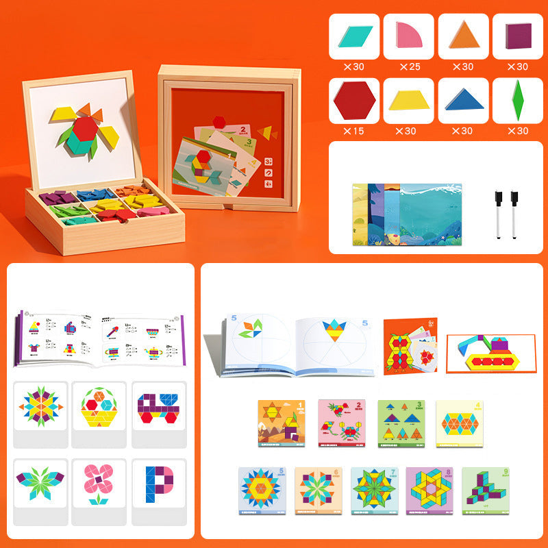 🧩 50% RABATT! 🎄 Magnetisches Holz-Puzzle – Spielerisch & lehrreich – Perfektes Weihnachtsgeschenk ✨
