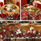 🎁Black-Friday-Mega-Angebot – 50 % Rabatt!🎄Weihnachtstischdecke - Festliche Tischdeko für Weihnachtstisch & Feiertage, waschbar
