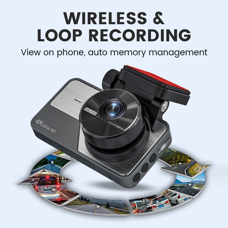 📢📢 60 % Rabatt!!! ✨ 4K Ultra HD Dashcam mit Nachtsicht – WLAN und Loop-Aufnahme für kontinuierliche Überwachung 🚗🌙