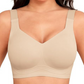 Nahtloser, voll bedeckender BH ohne Bügel für Damen