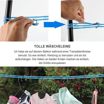 🧺 KAUFE 1, ERHALTE 1 GRATIS! ☀️ Rutschfeste Wäscheleine – UV-beständig & langlebig ✨