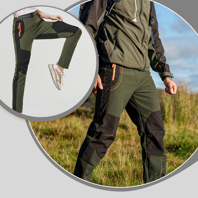 🌀🔥Solange der Vorrat reicht 40 % Rabatt!🎉👖Winddichte, wasserdichte, warme Wanderhose mit elastischem Bund