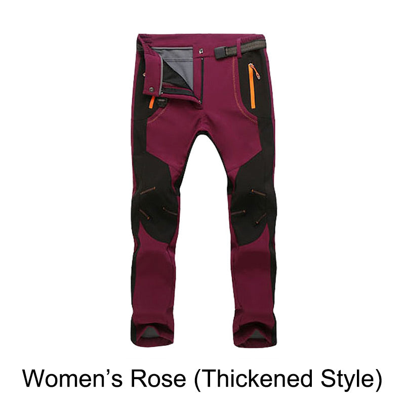 🌀🔥Solange der Vorrat reicht 40 % Rabatt!🎉👖Winddichte, wasserdichte, warme Wanderhose mit elastischem Bund