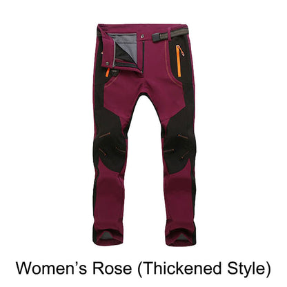🌀🔥Solange der Vorrat reicht 40 % Rabatt!🎉👖Winddichte, wasserdichte, warme Wanderhose mit elastischem Bund
