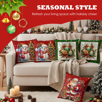🎄🔥Weihnachtsaktion 50 % RABATT🔥Niedrige Weihnachtsdruck Kissenbezug