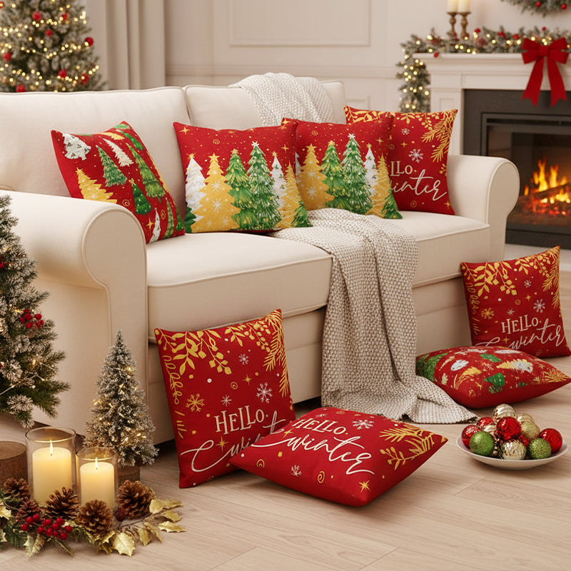 🎄🔥Weihnachtsaktion 50 % RABATT🔥Niedrige Weihnachtsdruck Kissenbezug