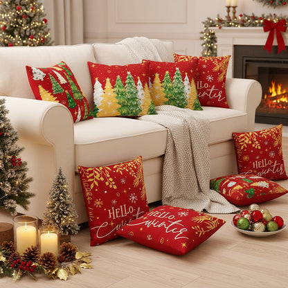 🎄🔥Weihnachtsaktion 50 % RABATT🔥Niedrige Weihnachtsdruck Kissenbezug