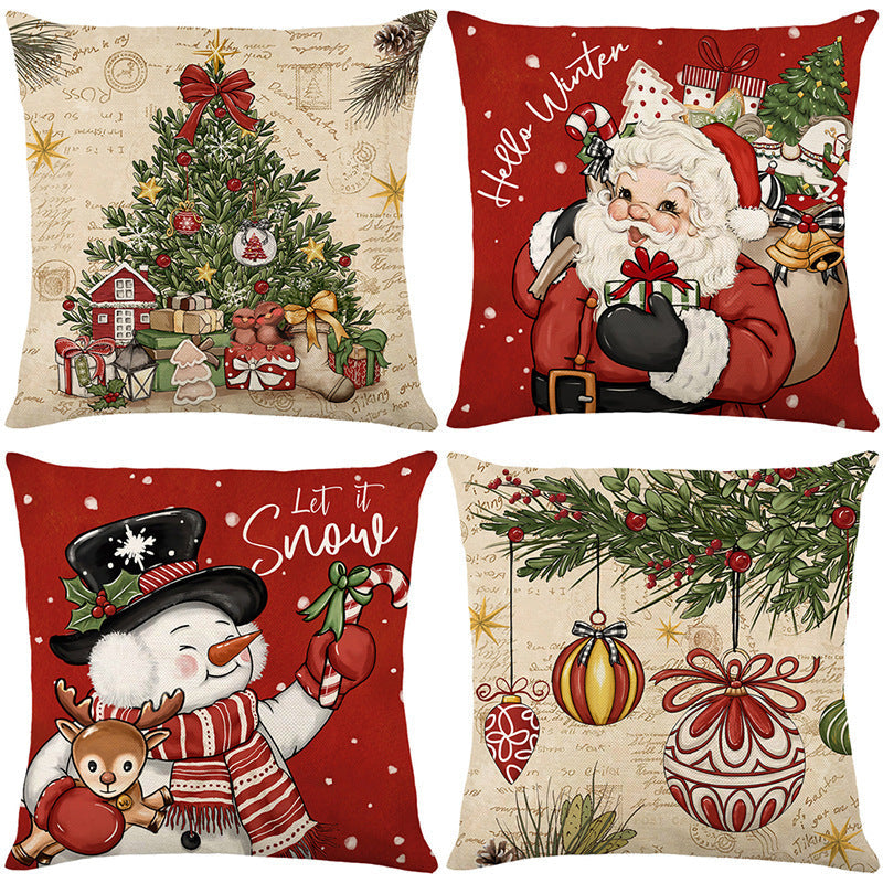 🎄🔥Weihnachtsaktion 50 % RABATT🔥Niedrige Weihnachtsdruck Kissenbezug