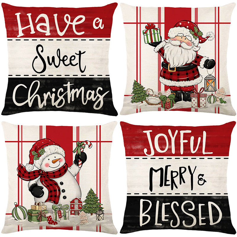 🎄🔥Weihnachtsaktion 50 % RABATT🔥Niedrige Weihnachtsdruck Kissenbezug
