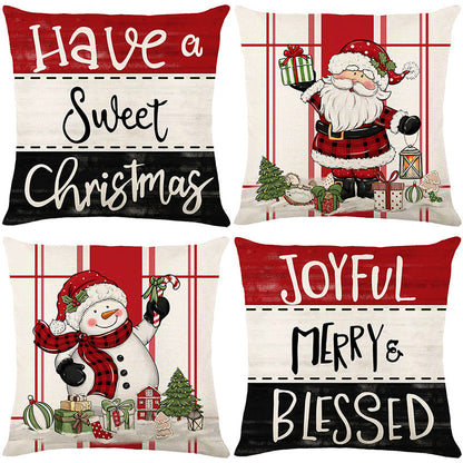 🎄🔥Weihnachtsaktion 50 % RABATT🔥Niedrige Weihnachtsdruck Kissenbezug