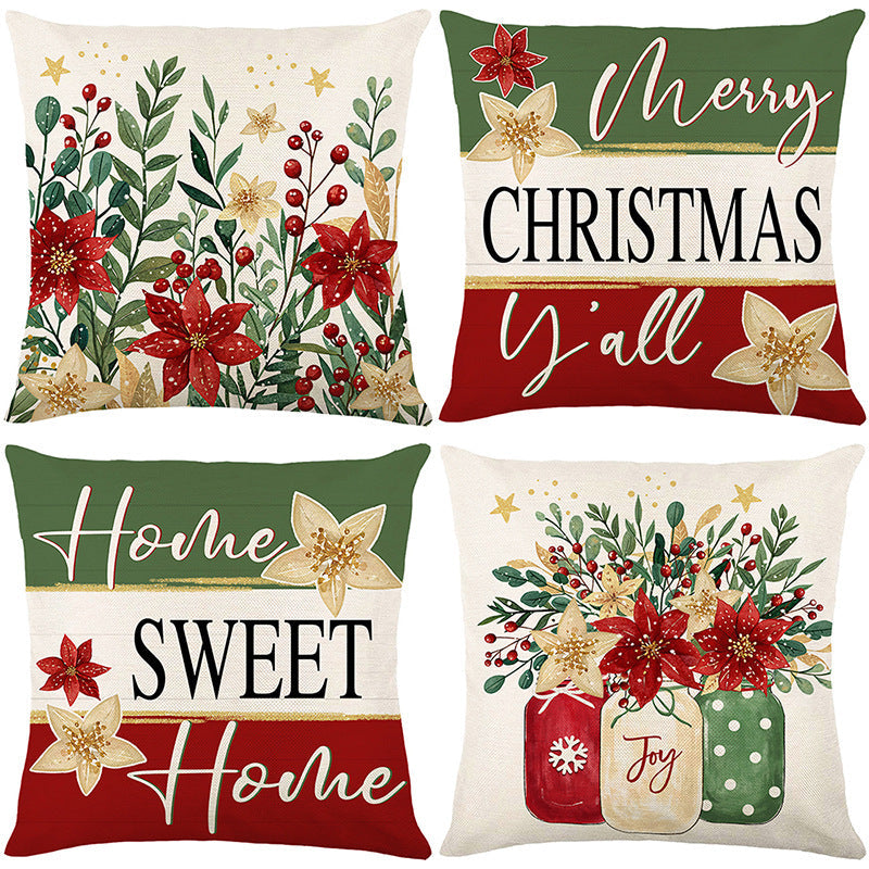 🎄🔥Weihnachtsaktion 50 % RABATT🔥Niedrige Weihnachtsdruck Kissenbezug