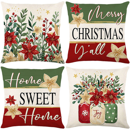 🎄🔥Weihnachtsaktion 50 % RABATT🔥Niedrige Weihnachtsdruck Kissenbezug