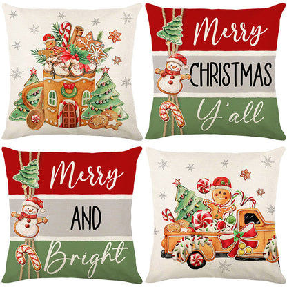 🎄🔥Weihnachtsaktion 50 % RABATT🔥Niedrige Weihnachtsdruck Kissenbezug