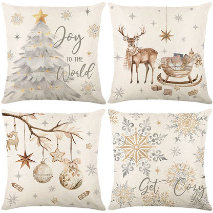 🎄🔥Weihnachtsaktion 50 % RABATT🔥Niedrige Weihnachtsdruck Kissenbezug