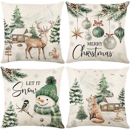 🎄🔥Weihnachtsaktion 50 % RABATT🔥Niedrige Weihnachtsdruck Kissenbezug