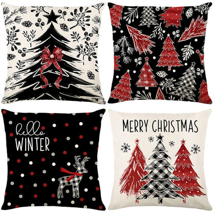 🎄🔥Weihnachtsaktion 50 % RABATT🔥Niedrige Weihnachtsdruck Kissenbezug