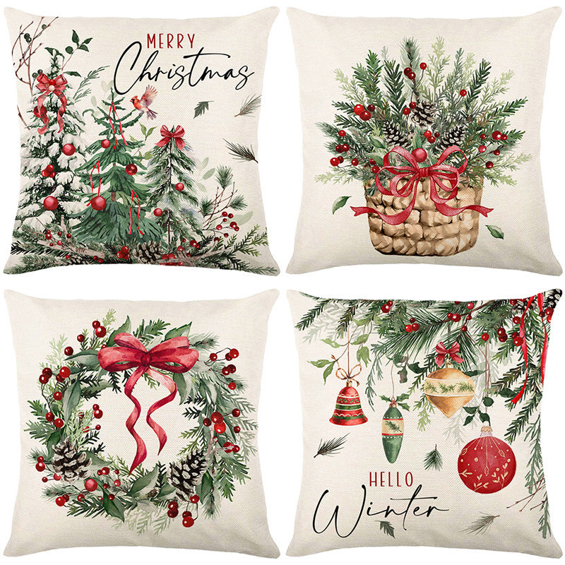 🎄🔥Weihnachtsaktion 50 % RABATT🔥Niedrige Weihnachtsdruck Kissenbezug