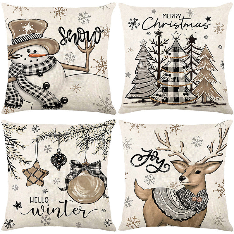 🎄🔥Weihnachtsaktion 50 % RABATT🔥Niedrige Weihnachtsdruck Kissenbezug