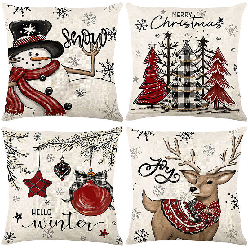 🎄🔥Weihnachtsaktion 50 % RABATT🔥Niedrige Weihnachtsdruck Kissenbezug
