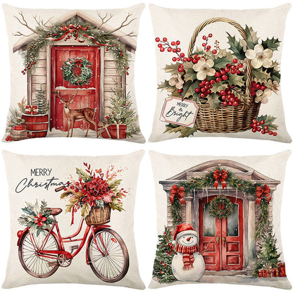 🎄🔥Weihnachtsaktion 50 % RABATT🔥Niedrige Weihnachtsdruck Kissenbezug
