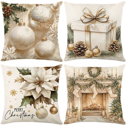 🎄🔥Weihnachtsaktion 50 % RABATT🔥Niedrige Weihnachtsdruck Kissenbezug