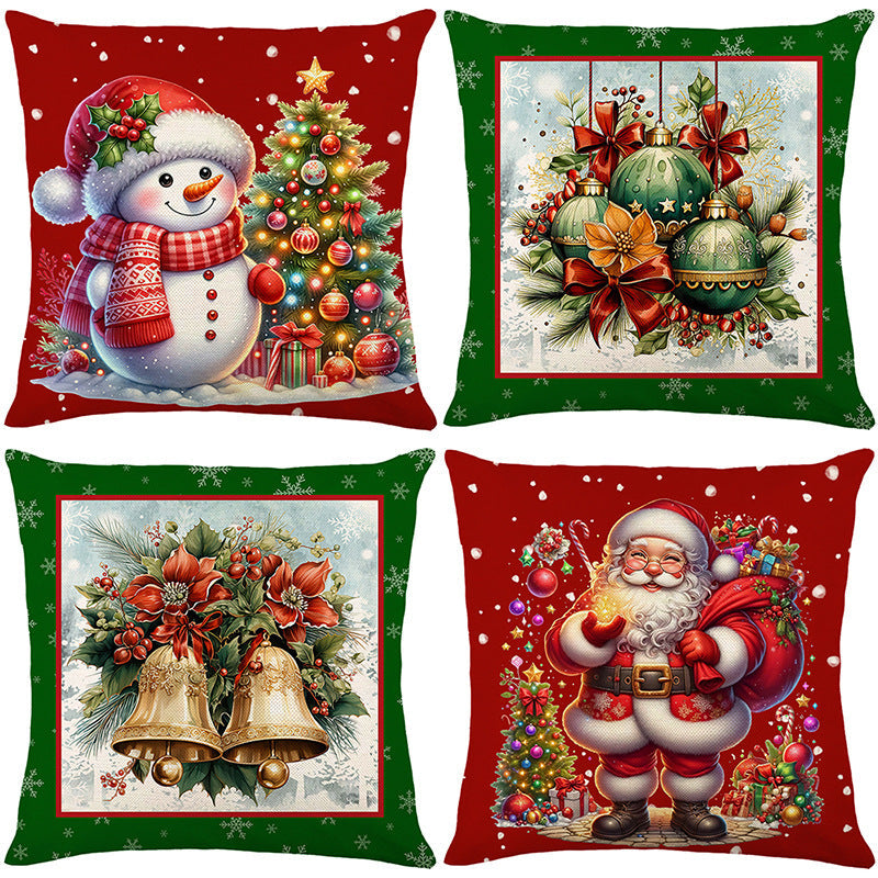 🎄🔥Weihnachtsaktion 50 % RABATT🔥Niedrige Weihnachtsdruck Kissenbezug