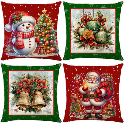 🎄🔥Weihnachtsaktion 50 % RABATT🔥Niedrige Weihnachtsdruck Kissenbezug