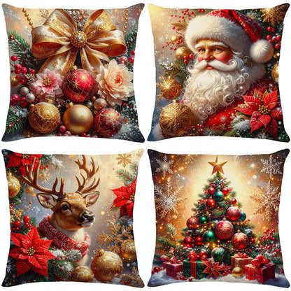 🎄🔥Weihnachtsaktion 50 % RABATT🔥Niedrige Weihnachtsdruck Kissenbezug