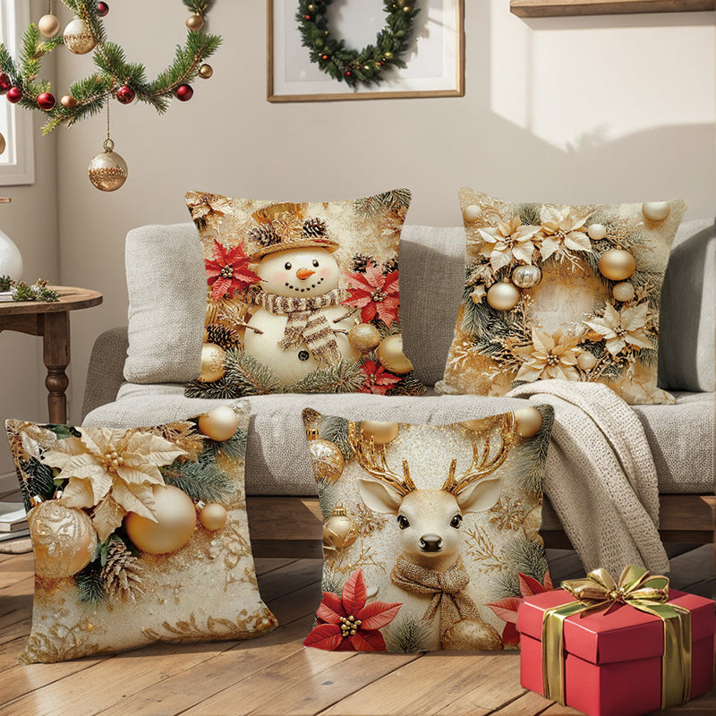 🎄🔥Weihnachtsaktion 50 % RABATT🔥Niedrige Weihnachtsdruck Kissenbezug