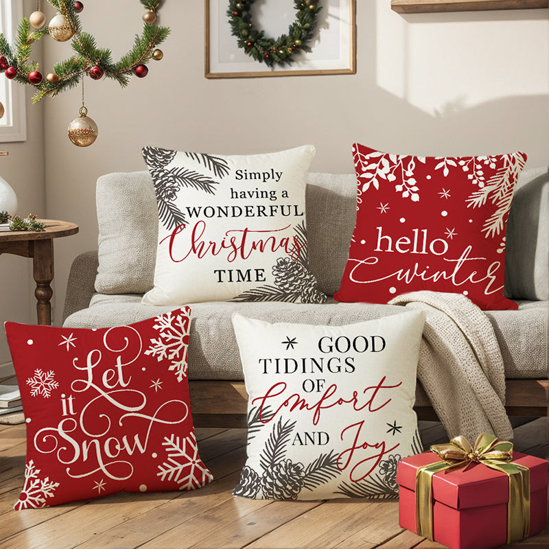 🎄🔥Weihnachtsaktion 50 % RABATT🔥Niedrige Weihnachtsdruck Kissenbezug