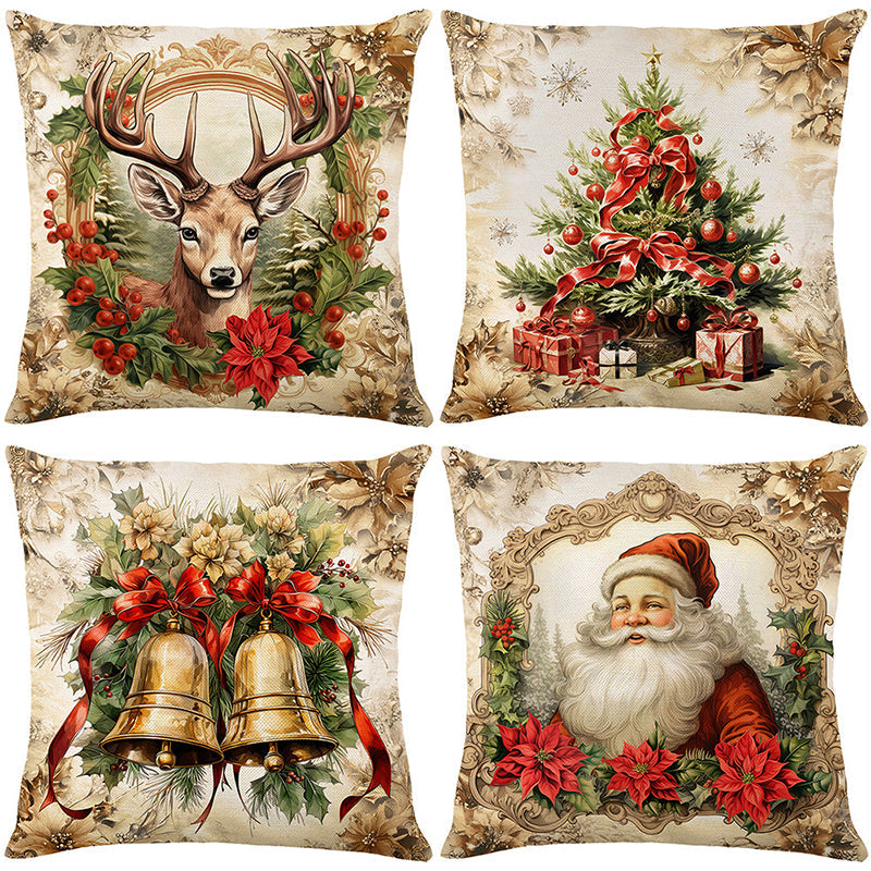 🎄🔥Weihnachtsaktion 50 % RABATT🔥Niedrige Weihnachtsdruck Kissenbezug