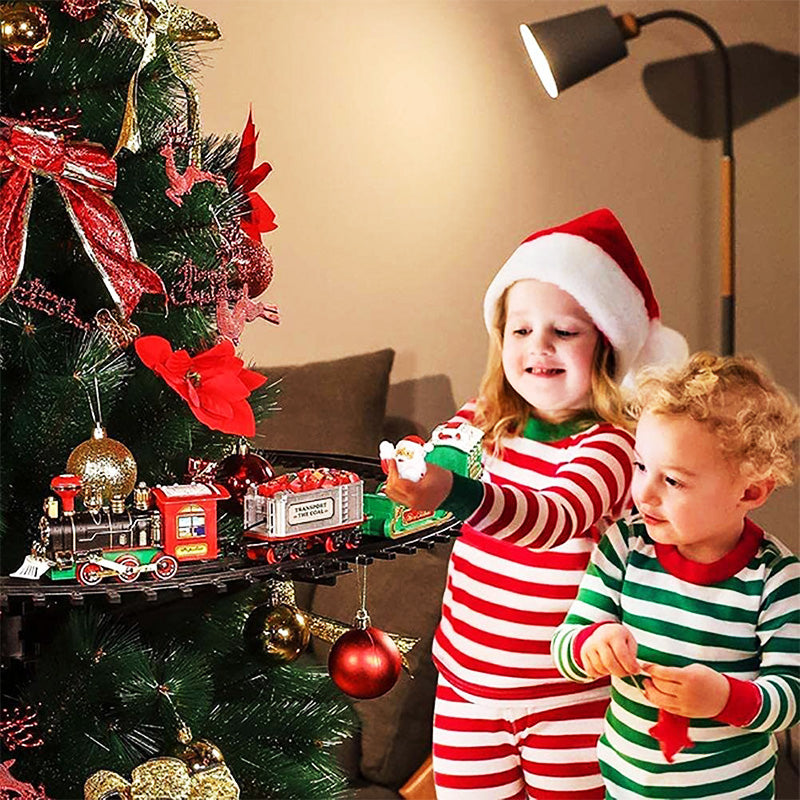🔥Solange der Vorrat reicht 40 % Rabatt!🎉 Elektrisches Weihnachtszug-Spielzeugset