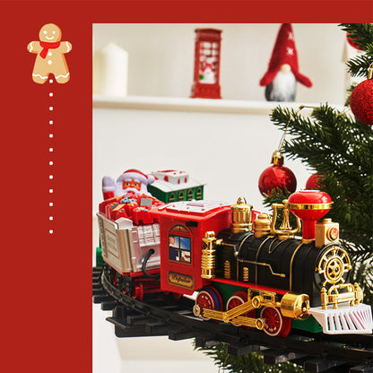 🔥Solange der Vorrat reicht 40 % Rabatt!🎉 Elektrisches Weihnachtszug-Spielzeugset