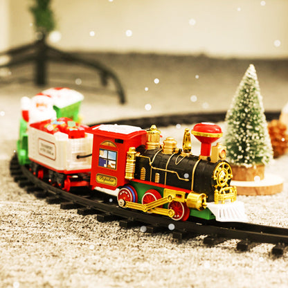 🔥Solange der Vorrat reicht 40 % Rabatt!🎉 Elektrisches Weihnachtszug-Spielzeugset