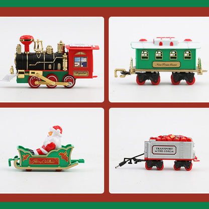 🔥Solange der Vorrat reicht 40 % Rabatt!🎉 Elektrisches Weihnachtszug-Spielzeugset