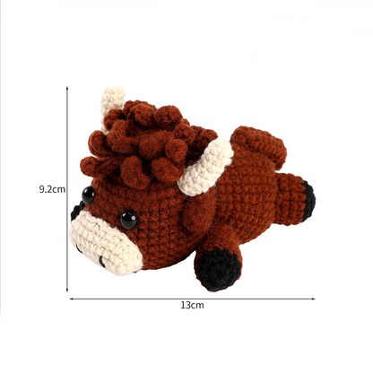 🔥Solange der Vorrat reicht 40 % Rabatt!🎉DIY-Set zum Handstricken von Tieren für Anfänger