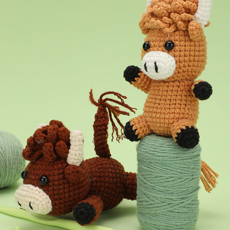 🔥Solange der Vorrat reicht 40 % Rabatt!🎉DIY-Set zum Handstricken von Tieren für Anfänger