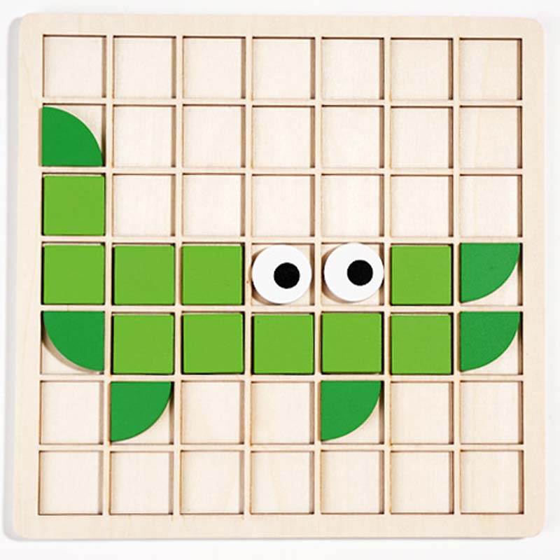 🔥Solange der Vorrat reicht 40 % Rabatt!🎉Lernpuzzle aus Holz mit bunten Tiermotiven in 3D