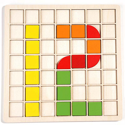 🔥Solange der Vorrat reicht 40 % Rabatt!🎉Lernpuzzle aus Holz mit bunten Tiermotiven in 3D