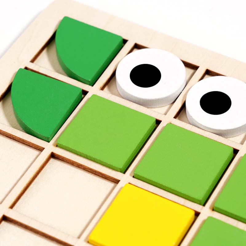 🔥Solange der Vorrat reicht 40 % Rabatt!🎉Lernpuzzle aus Holz mit bunten Tiermotiven in 3D