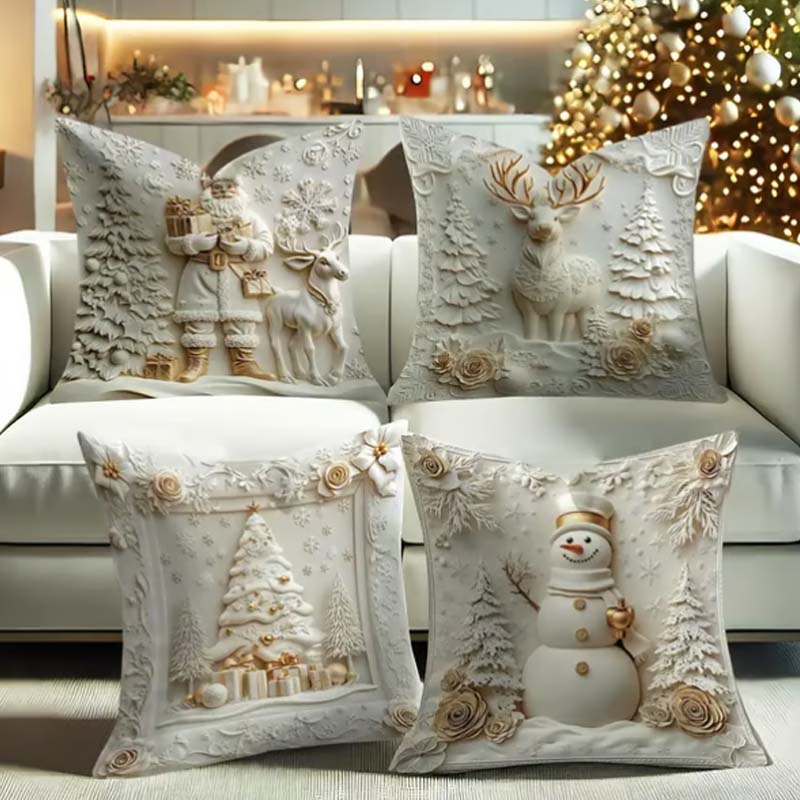 🔥Solange der Vorrat reicht 40 % Rabatt!🎉Elegante Weihnachts-Dekokissenbezüge