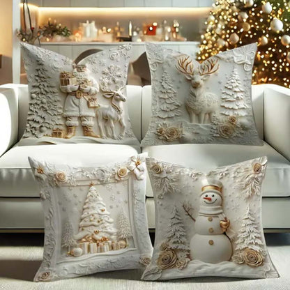 🔥Solange der Vorrat reicht 40 % Rabatt!🎉Elegante Weihnachts-Dekokissenbezüge