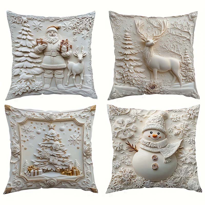 🔥Solange der Vorrat reicht 40 % Rabatt!🎉Elegante Weihnachts-Dekokissenbezüge