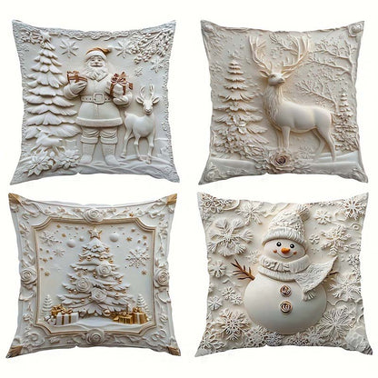 🔥Solange der Vorrat reicht 40 % Rabatt!🎉Elegante Weihnachts-Dekokissenbezüge