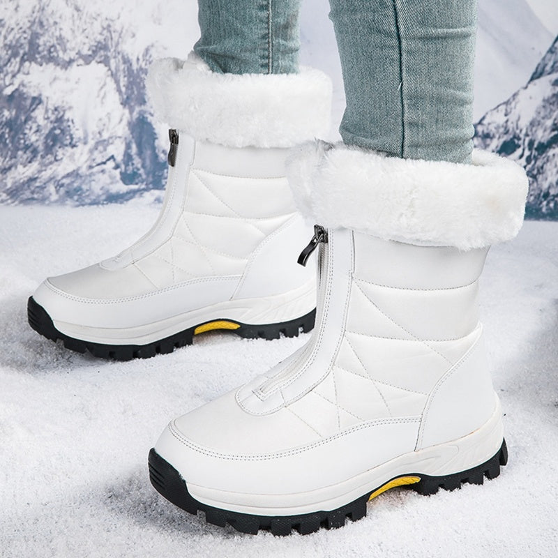 🔥Solange der Vorrat reicht 40 % Rabatt!🎉Rutschfeste, warme Schneestiefel mit Reißverschluss für Damen