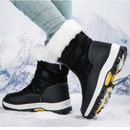🔥Solange der Vorrat reicht 50 % Rabatt!💝👢Rutschfeste, warme Schneestiefel mit Reißverschluss für Damen✨