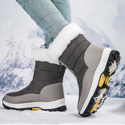 🔥Solange der Vorrat reicht 40 % Rabatt!🎉Rutschfeste, warme Schneestiefel mit Reißverschluss für Damen
