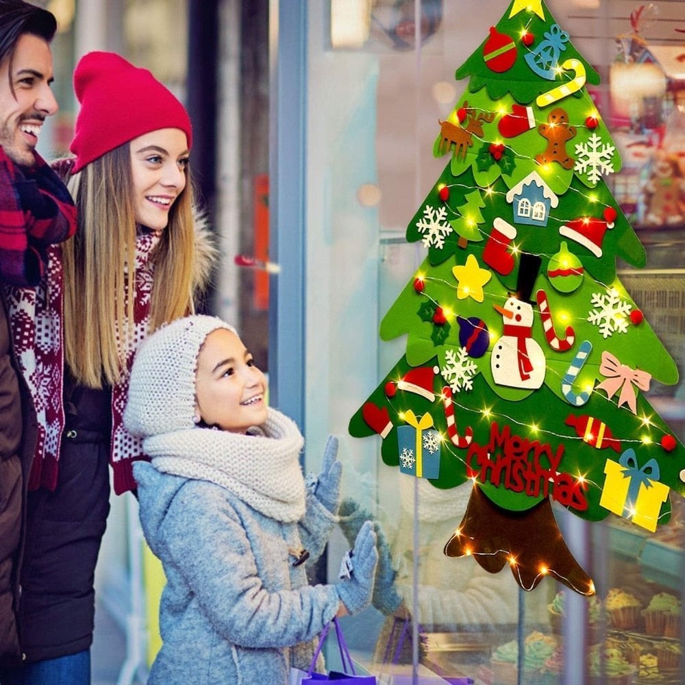 🎄Weihnachtsaktion - 49 % Rabatt🎁DIY-Filz-Weihnachtsbaum-Set